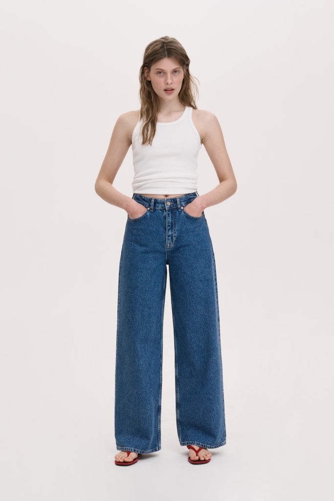 ДЖИНСИ РОЗСЛАБЛЕНОГО КРОЮ ПАЛАЦЦО 25 зображення 1